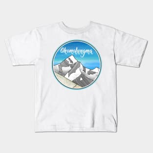 Mount Everest  Chomolungma Kids T-Shirt